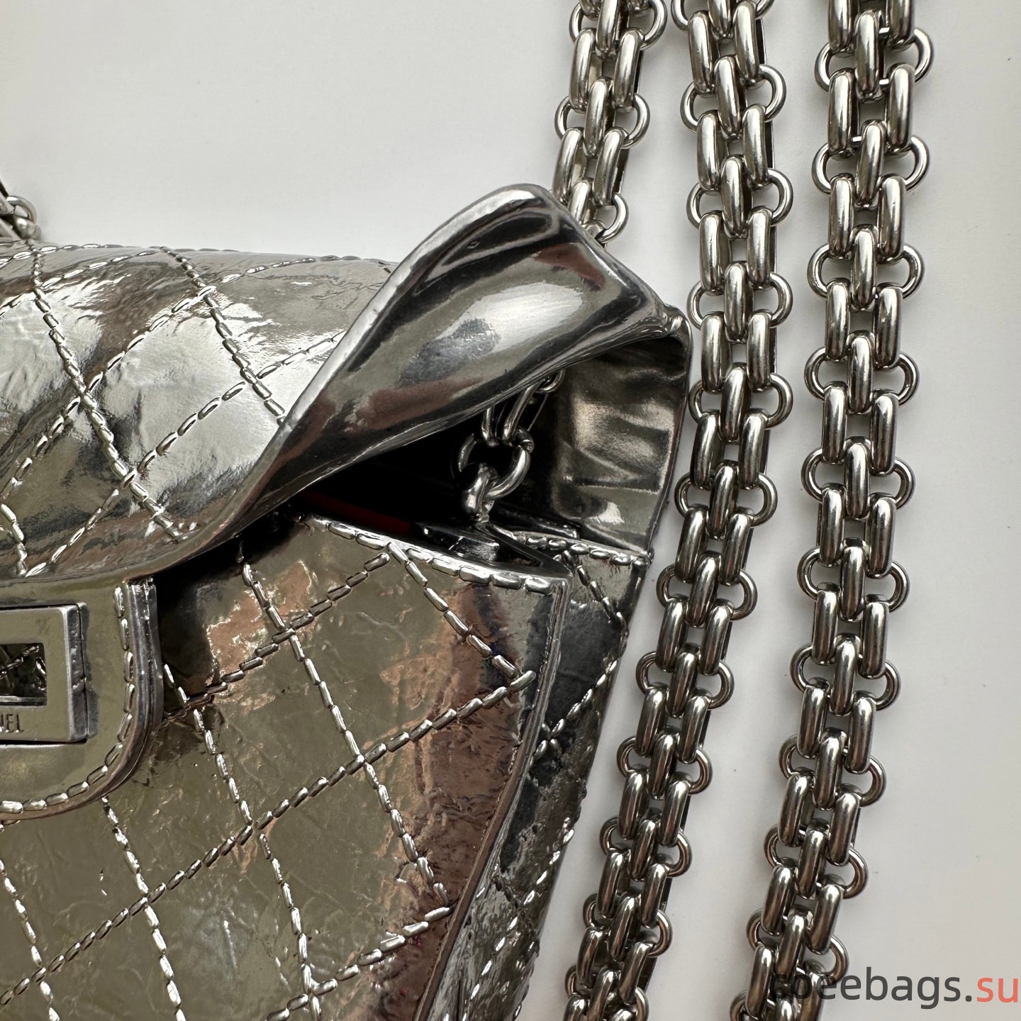 Ch@nel 2.55 Handbag, Lambskin-20CM