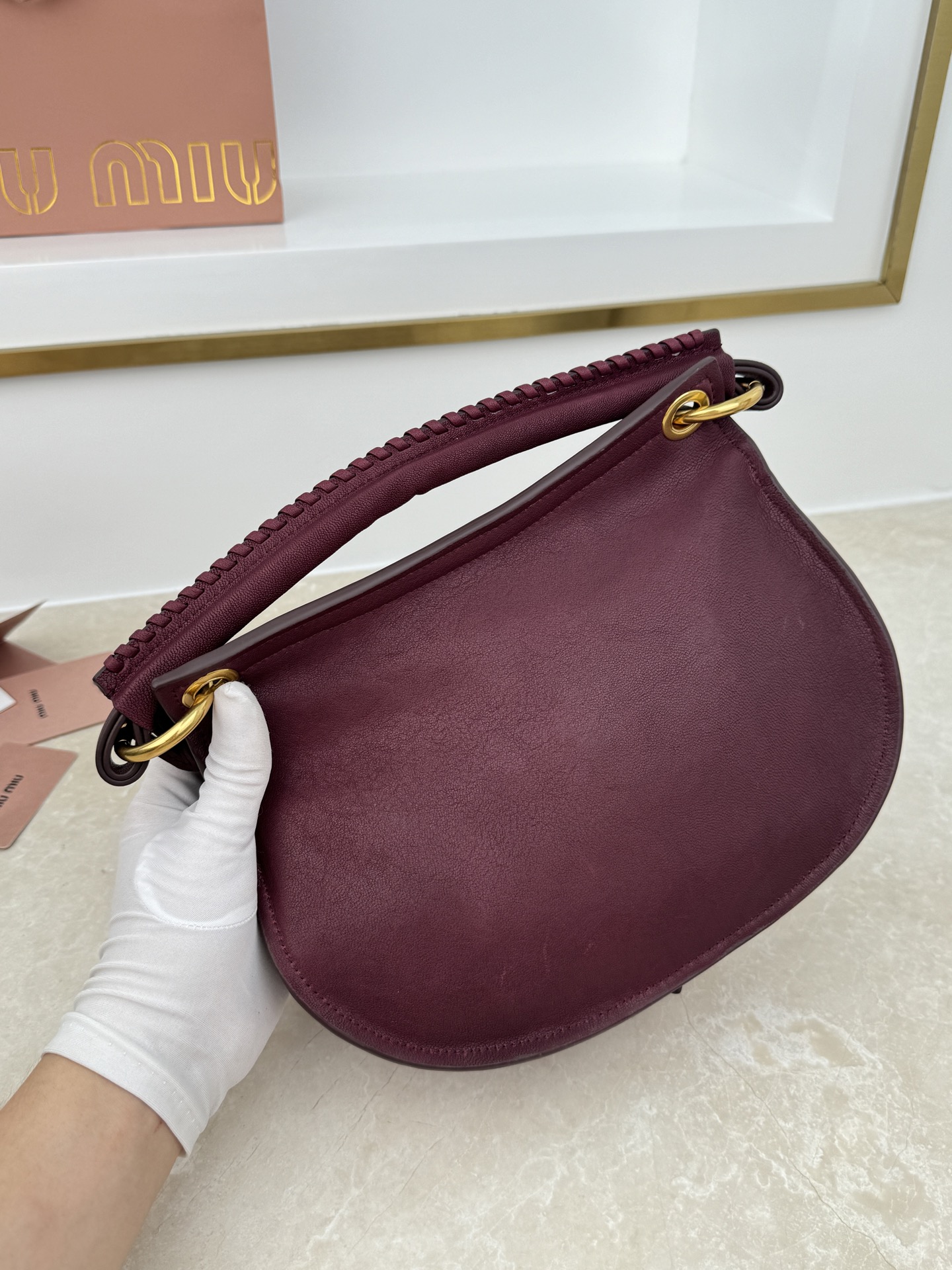 M1um1u Rendez-vous Bag 5BC221-26*19*8CM