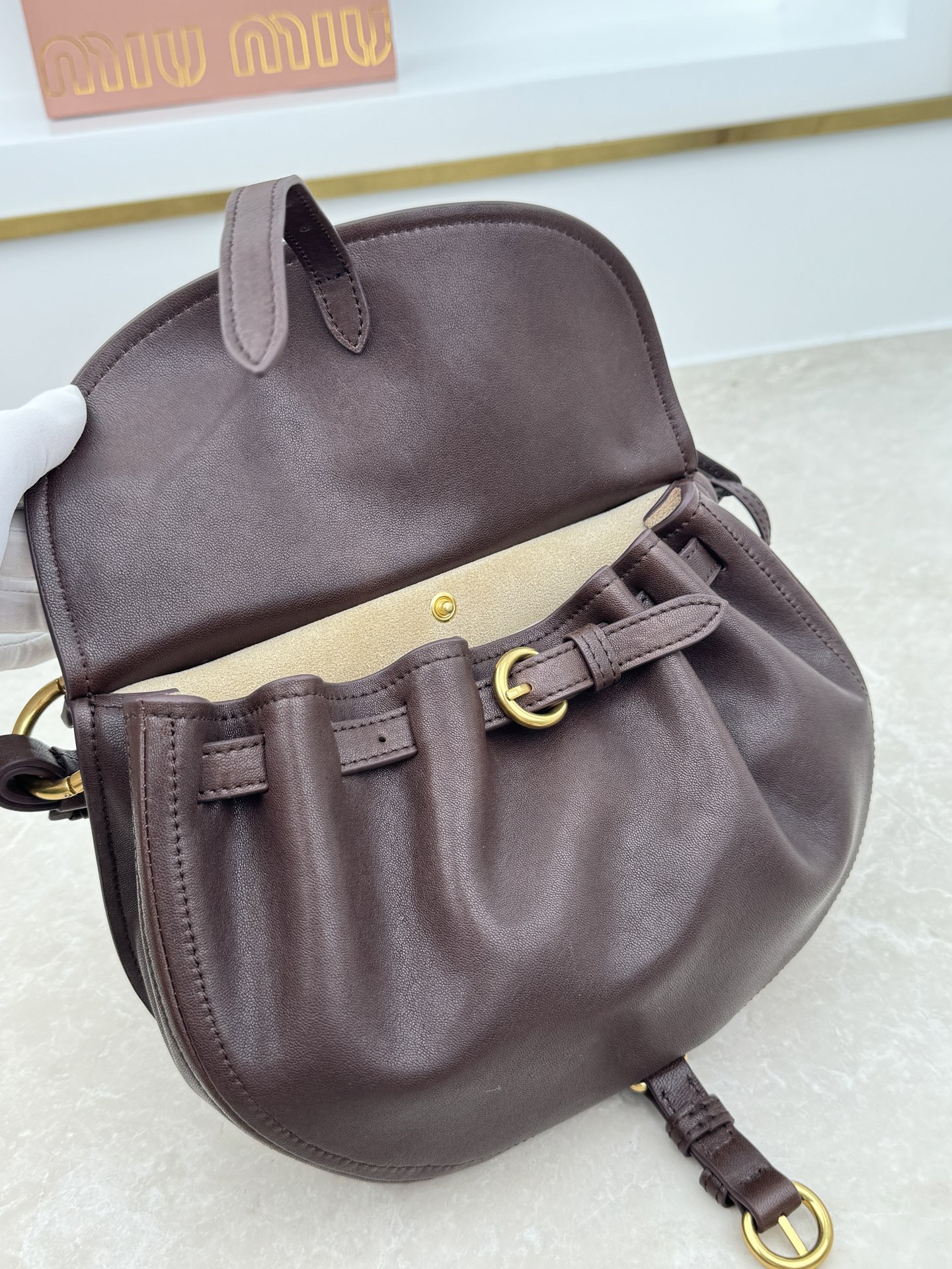 M1um1u Rendez-vous Bag 5BC221-26*19*8CM