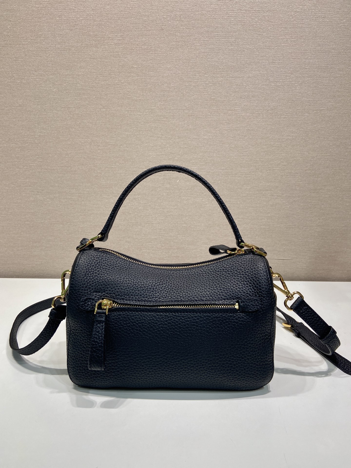 Pra*a Small Leather Bag 1BC277-25*15*11CM