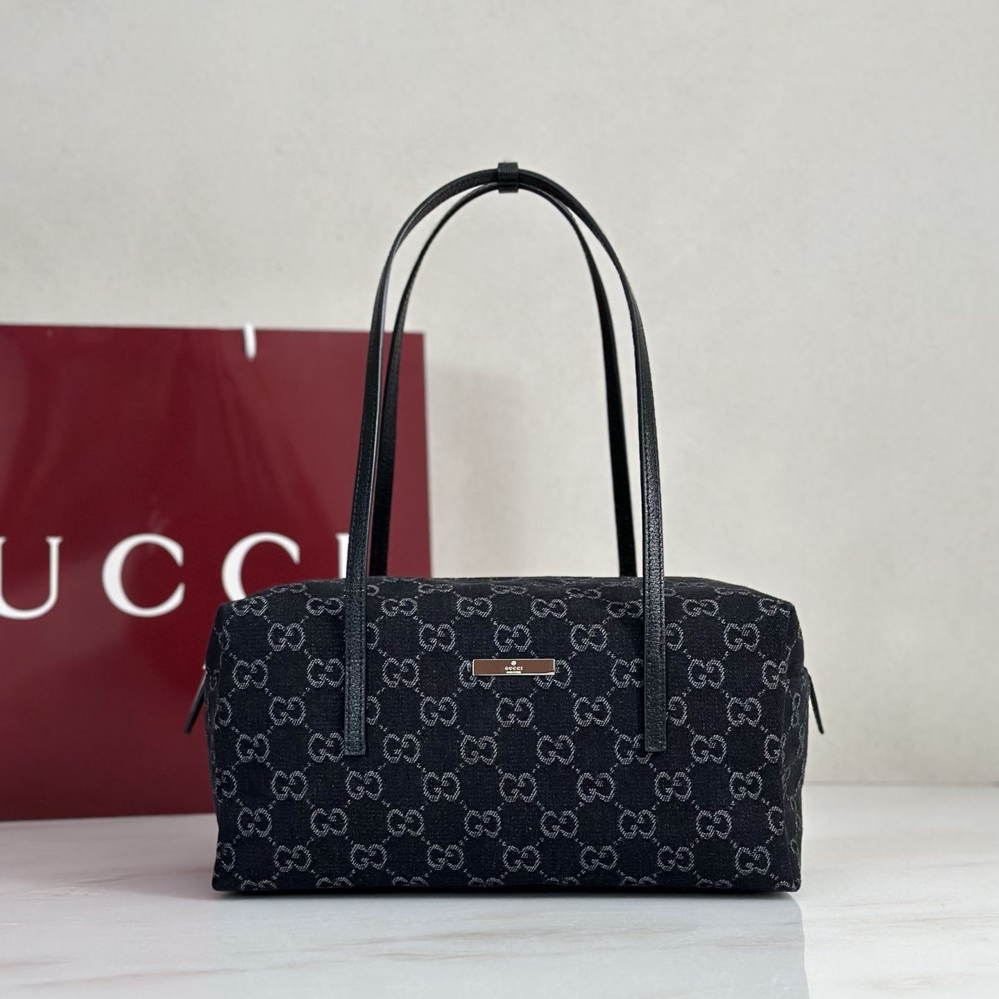 Guc*ci Melrose Medium Boston Bag-29*14*15CM