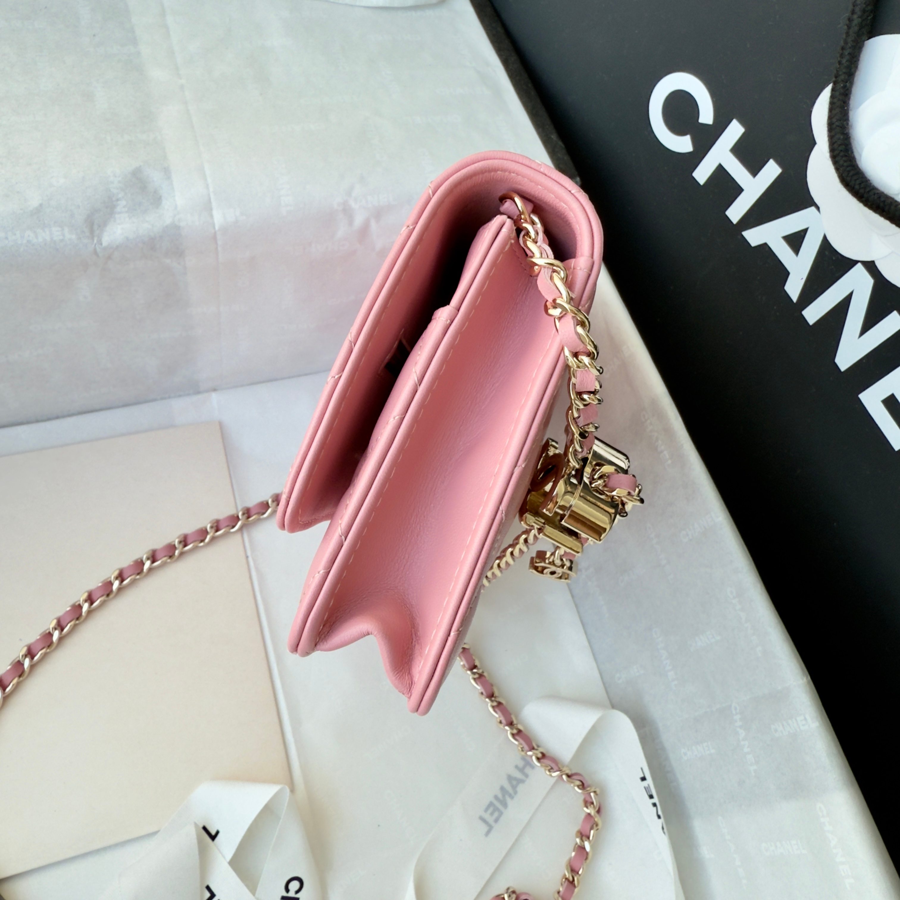 Ch@nel CC Wallet on Chain (WOC) Bag-19*12*3.5CM