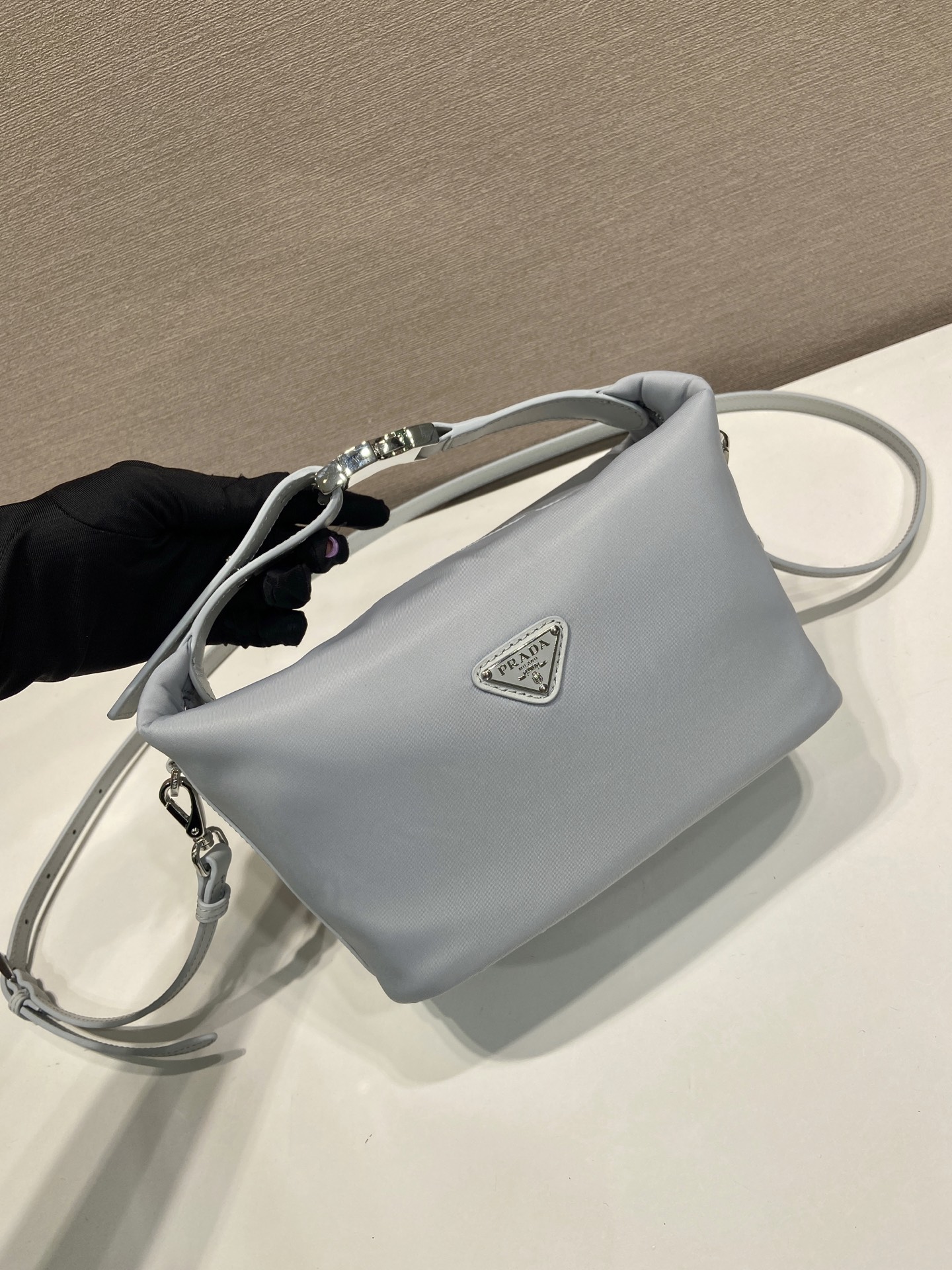 Pra*a Chérie Re-Nylon Mini Handbag-20*12*11CM