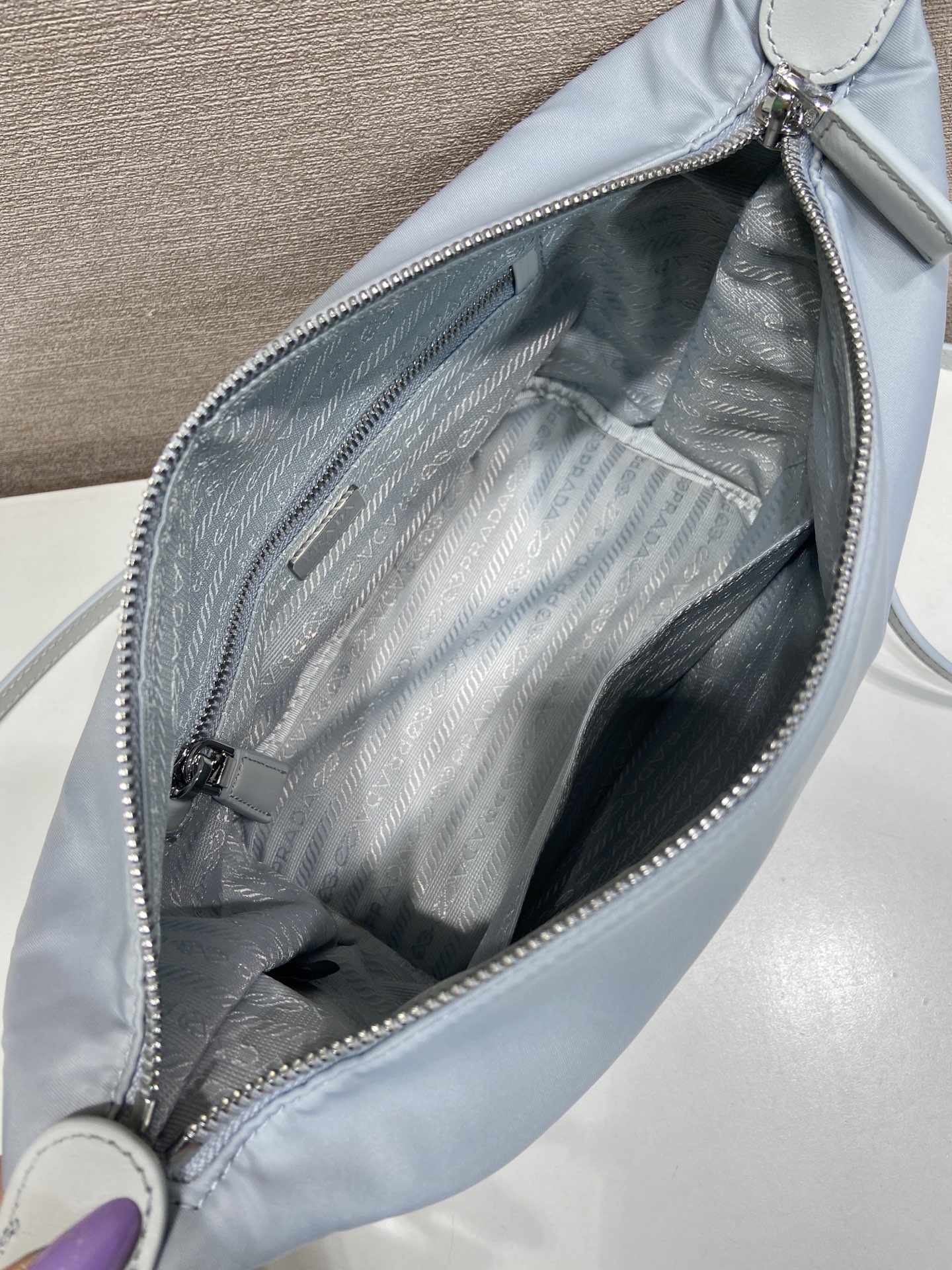 Pra*a Chérie Re-Nylon Mini Handbag-20*12*11CM