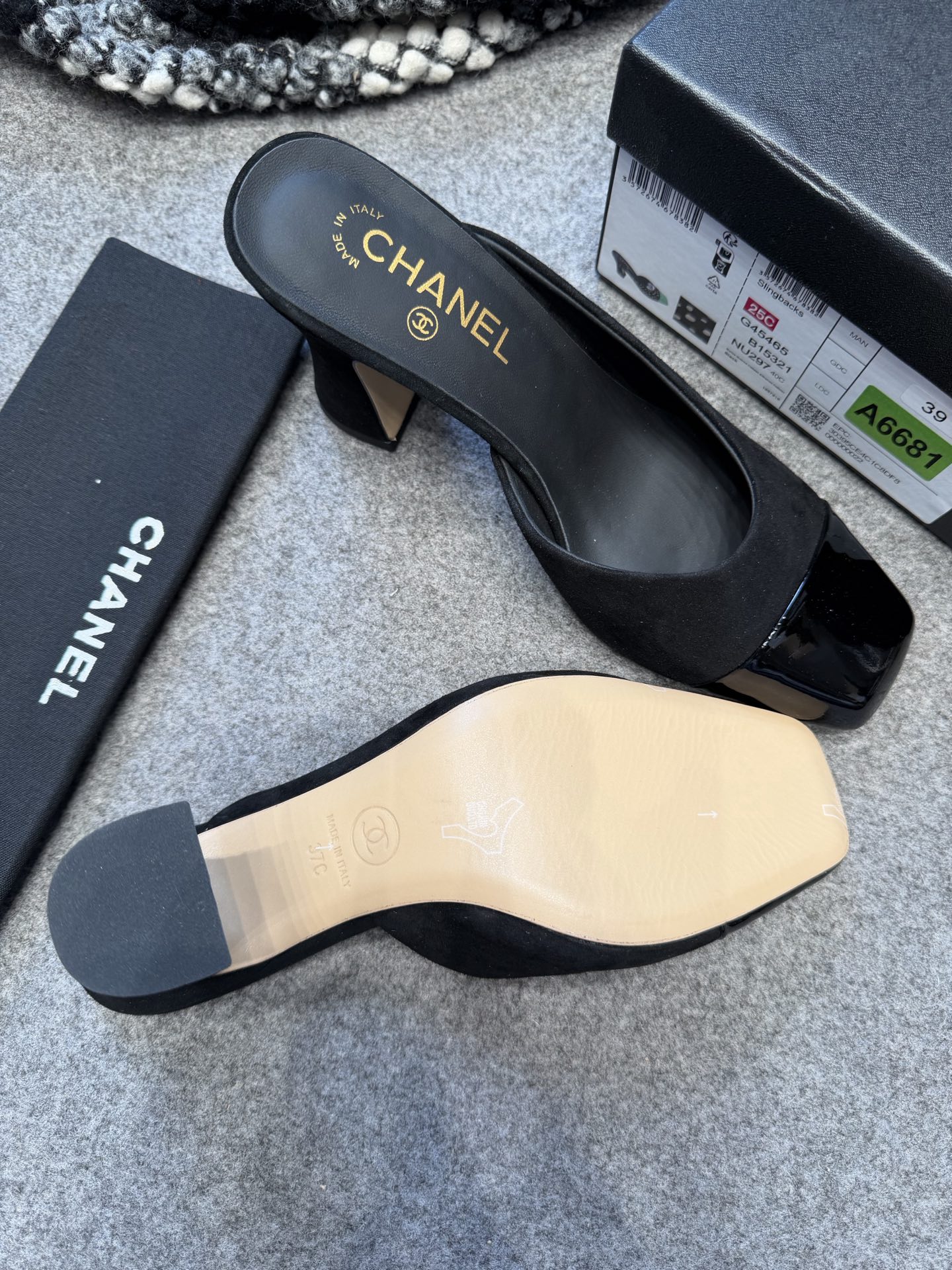 Cha*el Mules - Lambskin & Patent-8CM