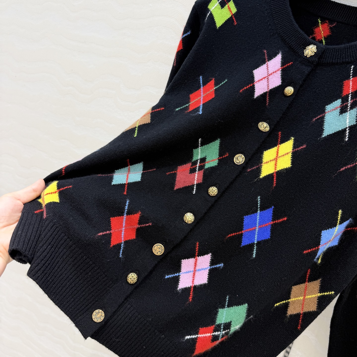 YMC Black Atomic Cardigan
