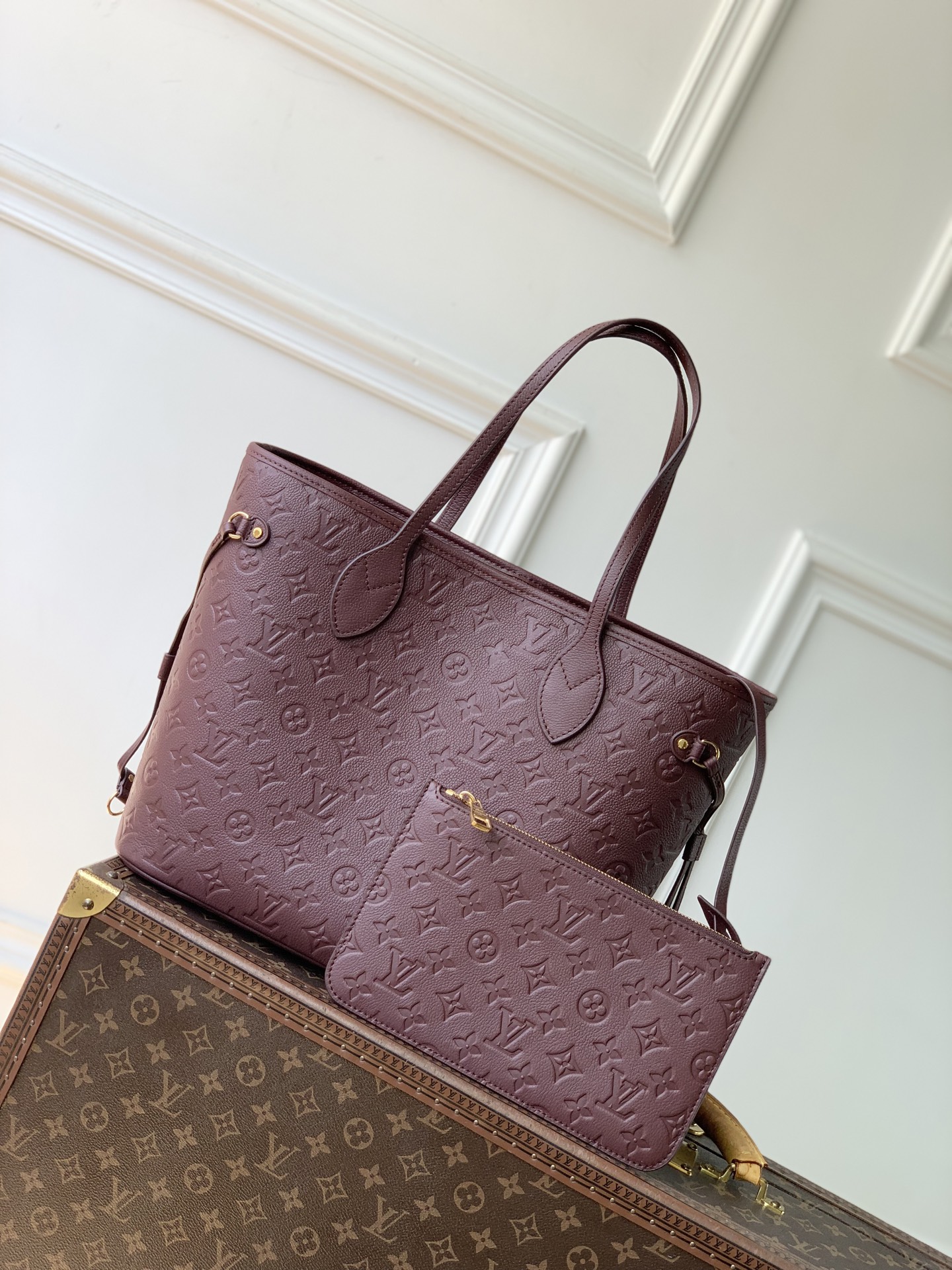LV Neverfull MM Other Monogram Canvas-M2A398-31 x 28 x 14CM