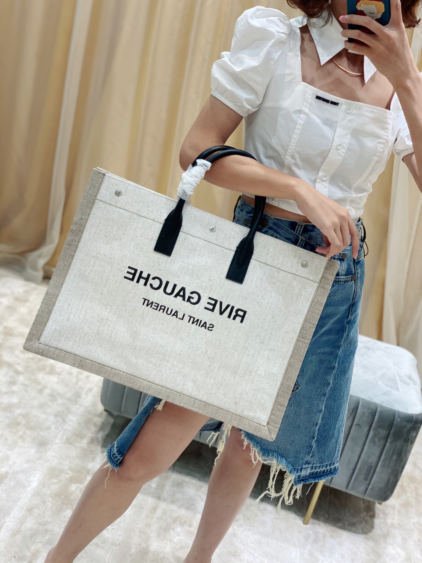 Y*L rive gauche tote bag-48*36*16cm